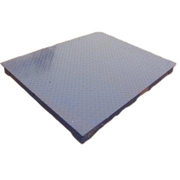 China Carbon Steel Digital Plate Kingtype 2t Weighing Floor / Platform Scale 1.2*1.2m for sale