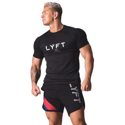 China Popular QUICK DRY O-Neck T-shirt Bodybuilding Breathable Fitness T-shirt For Man for sale