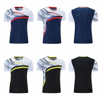 China Shirts & Custom Sublimation Volleyball Tank Top Badminton Sport Tennis T-shirt Design for sale