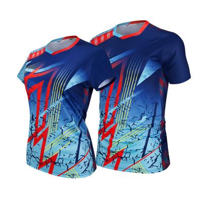 China Shirts & Tops Sublimation Sports T-shirt Badminton Clothes Tennis Custom Quick Dry Tank Top for sale