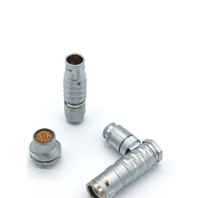 China Brass With Nickel Plated Round Push Connector Pull Connector Factory Sale Various Female Connector for sale