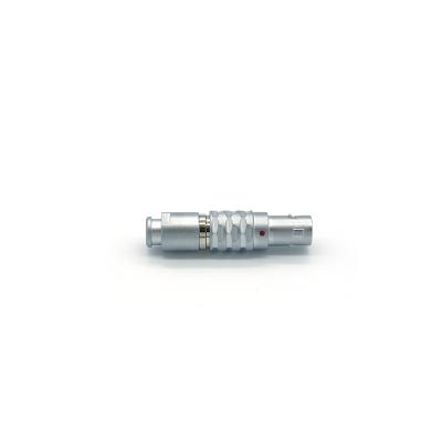 China Brass with push pull connectors m12 4 19 pin bnc nickel plated male connector for sale