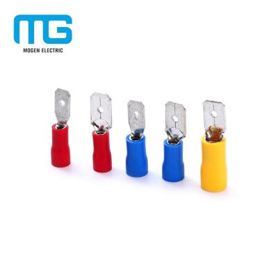 China Brass Insulated Waterproof Wire Quick Connectors Male Disconnect Terminal for sale