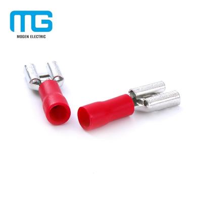 China Wholesale Red Type Brass Quick Female Terminal Wire Spade Connector for sale