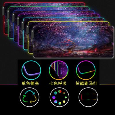 China The T.A.O. OEM RGB color and logo 3xl gaming mousepad 3xl custom game RGB gaming COMPUTER PASSIONATE rubber pad for sale