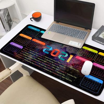 China HEATED christmas gift Wholesale Gaming Extra Large desk Non-slip Computer Mouse pad for sale