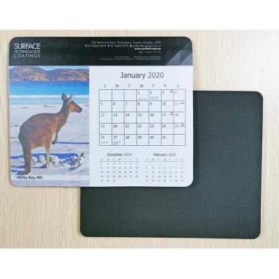 China Hot Custom Factory Sale Logo Flip Paper Calendar Precise Positioning Mat Wireless Mouse Pad for sale