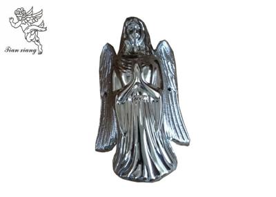 China Silver Plating Casket Accessories PP Funeral Coffin Ornaments Angel Model for sale