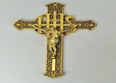 Chine crucifix de cercueil de 29×16cm pp pour la décoration de couvercle de cercueil à vendre