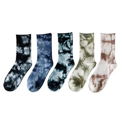 China Antibacterial Wholesale Box Fashion Custom Novelty Colored Hip Hop Skateboard Cotton Jars Tie Dye for sale