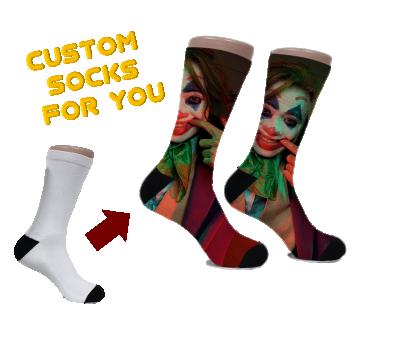 China Custom Viable Cotton Polyamide Blank Sock Sublimation Digital Printing Sock With Pictures for sale