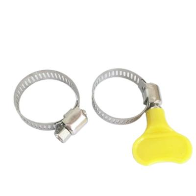 China Stainless Steel Export Quality Commodities Butterfly Handle American Kind's Pipe Clamp for sale