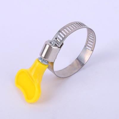 China Factory Wholesale Stainless Steel Pipe Clamps Hand Tight Plastic Pipe Clamps Stainless Steel Grip Pipe Clamps for sale