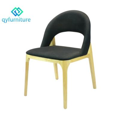 China Durable Modern Dining Room Furniture Wood Frame Dining Chairs For Cafe for sale