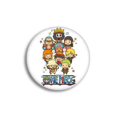 China Fashionable Top Selling One Piece Custom Colors Logo Picture Anime Cosplay Acrylic Printing Luffy Fans Pin Prop Accessories cosplay brooch for sale