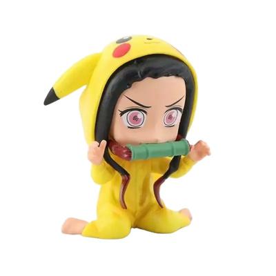 China Wholesale Cute Gift Anime Doll Decoration Demon Slayer PVC Anime Character Toy Action Figure for sale