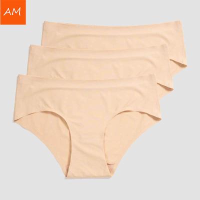 China Antibacterial Nylon Underwear Panties Thongs Stretch Thongs Invisible Underwear For Women for sale