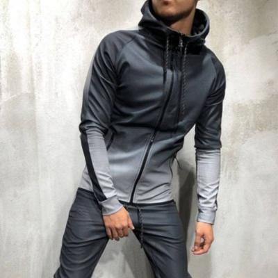 China Breathable Gym Custom Sports Wear Jogger Cotton Polyester Athletic Workout Tracksuits For Men for sale