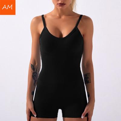 China Ladies Summer Compression Fitness Suit QUICK DRY Customized One Piece Overalls For Women for sale