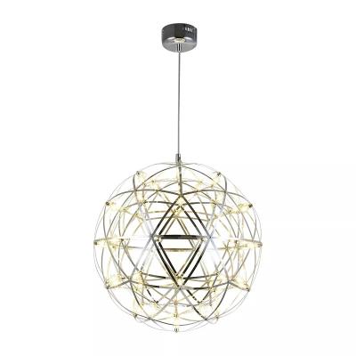 China Modern Simple Creative Sparkle Star Pendant Light Led Chandeliers LED Fireworks Ball Lights For Hotel Stair Shopping Mall for sale