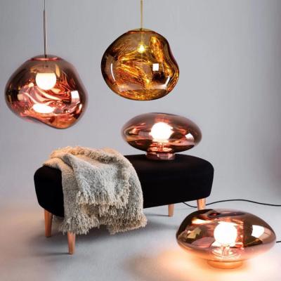 China Modern home lighting bubble e27 indoor glass ball led ceiling pendant lamps modern design ball hanging light for home for sale