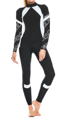 China Ladies Snorkeling Neoprene Surf Suit / Full Surf Bodysuit Lightweight for sale