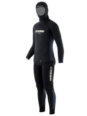 China Super Stretch  Smooth Skin Neoprene Wetsuit 1.5MM Premium Neoprene 2 Pieces Wetsuit For Freediving for sale