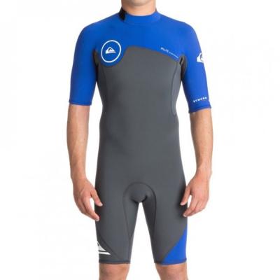 China Flexible Body Neoprene Surf Suit / Surf Shorty Wetsuit Class Backzip for sale