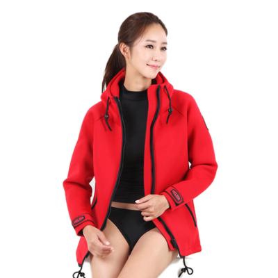 China 3MM Premium Neoprene Jacket Windprooof Hoodie For Water Sports & Entertainment for sale