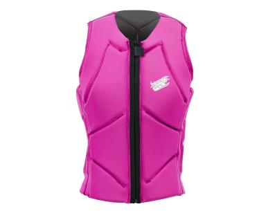 China Womens 3mm Neoprene Wakesurf Comp Vest SCR Rubber & EPE Foam Material for sale