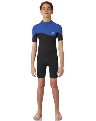 Cina Swimwear termico di Shorty del Jersey elastico per lo zip della parte anteriore del vestito del neoprene degli adulti 3mm 2mm in vendita