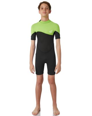 Cina Vestito durevole della primavera dello zip della parte posteriore del termale del costume da bagno della manica di short della muta umida di Shorty del neoprene in vendita