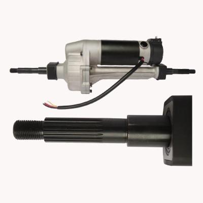 China IP54 24V 500W Spline Axle DC Motor Or Small Transaxle Used For Electric Vehicle for sale