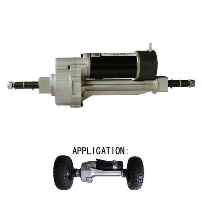 China Steel Motorcycle Electric Vehicle Spare Parts Fitted Rear Axle With 24v 250w Dc Motor for sale