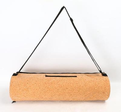 China Carry Custom Order Cork Yoga Mat Bag With Eco - Friendly Zipper Closure for sale