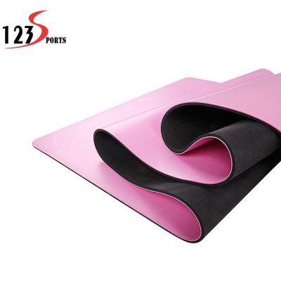 China Hot Selling Bodybuilding Private Label Yoga Mats Custom Printed PU Yoga Mats for sale