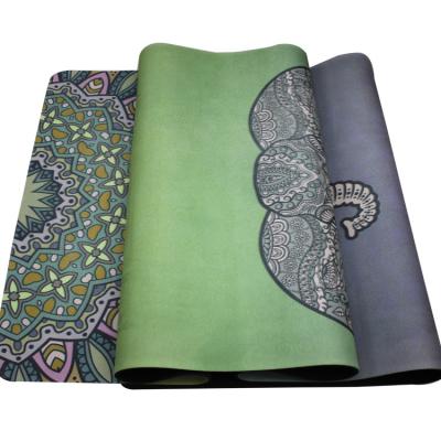 China Low Body Buliding Factory Price Moq Natural Rubber Suede Yoga Mat High Quality Hot Selling Hot Selling for sale