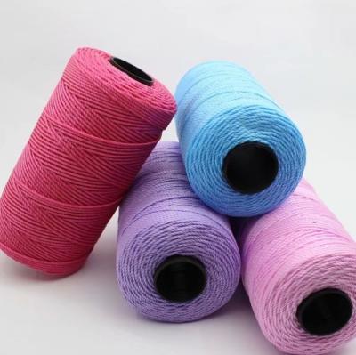 China Hot Selling New Abrasion-Resistant Yarn Hand Knitting Bulky Spun Polyester Monofilament PP Polypropylene Yarn for sale