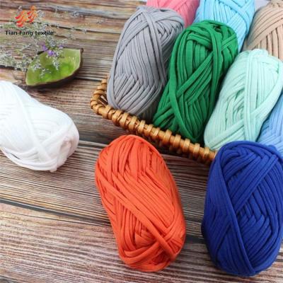 China Hand knitting China factory wholesale high quality cotton hand knitting yarn T-shirt crochet yarn for sale for sale