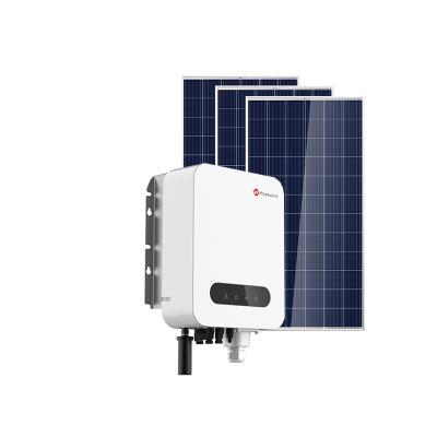 China HOPEWIND PV Inverter Grid Tie 220V/230V Home Residential MPPT Solar System Single Phase 8KW Inverter Grid-Tied Solar System for sale