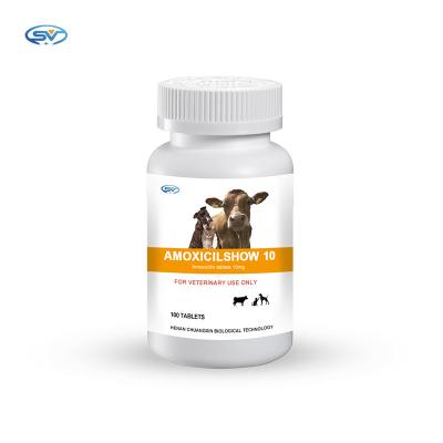 Chine L'amoxicilline vétérinaire de médecine vétérinaire de Tablette de bol marque sur tablette 10mg antiviral pour le chien à vendre