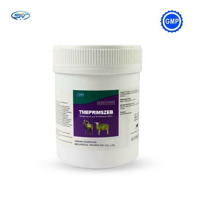 China Sulfadiazine veterinario 200mg del trimethoprim de la tableta del bolo para los perros de los cerdos del ganado de los caballos en venta