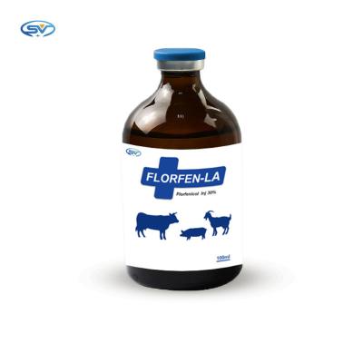 China Van het Veeschapen van diergeneeskundedrugs de Injectie van Florfenicol voor Behandeling van Bacteriële Ziekten Te koop