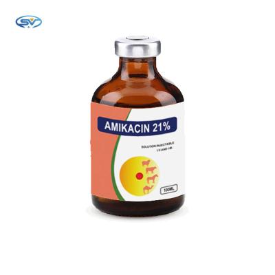 China Amikacin 21% Injection Veterinary Injectable Drugs Dogs And Cats Horses for sale