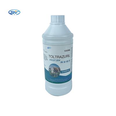 China Oral Solution Medicine Toltrazuril 2.5% Oral Solution Treatment Coccidia for Poultry Dogs,1000ML for sale