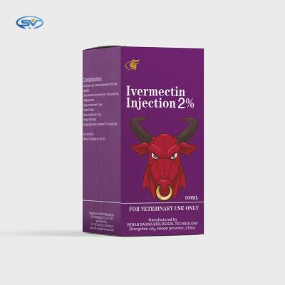 China Ivermectin 1% Injection Veterinary Injectable Drugs For Goats Cattle And Swine for sale