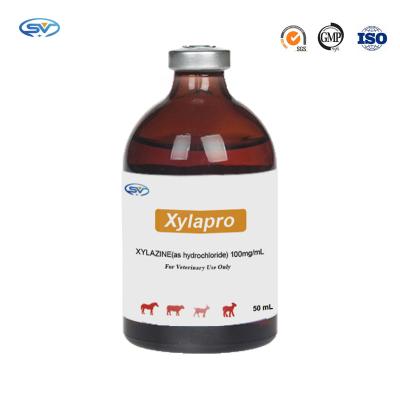 China Veterinary Injectable Drugs 100mg Xylazine Hydrochloric Injection For horses and Cervidae Sedatives And Antiemetic for sale