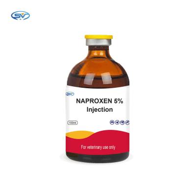 China 5% Naproxen 50Mg/ML Veterinary Injectable Drugs Anti Inflammatory Relieve Fever for sale