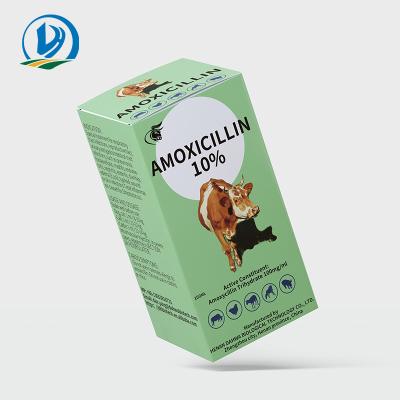 China Calves Veterinary Medicine Drugs 150mg/ml 10% Amoxicillin Intramuscular Injection for sale