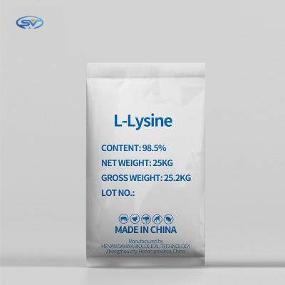 China Aditivos para alimentação animal Melhor qualidade CAS 657-27-2 L-Lisina HCl 98,5% L-Lisina Cloridrato à venda